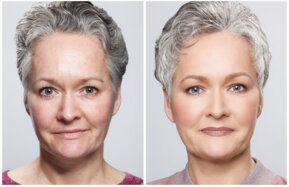 Make-Up reife Haut